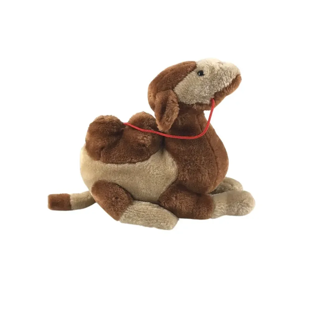 Camel Plush Two-Toned with Reins Laying Sitting Two Humps Desert Animal